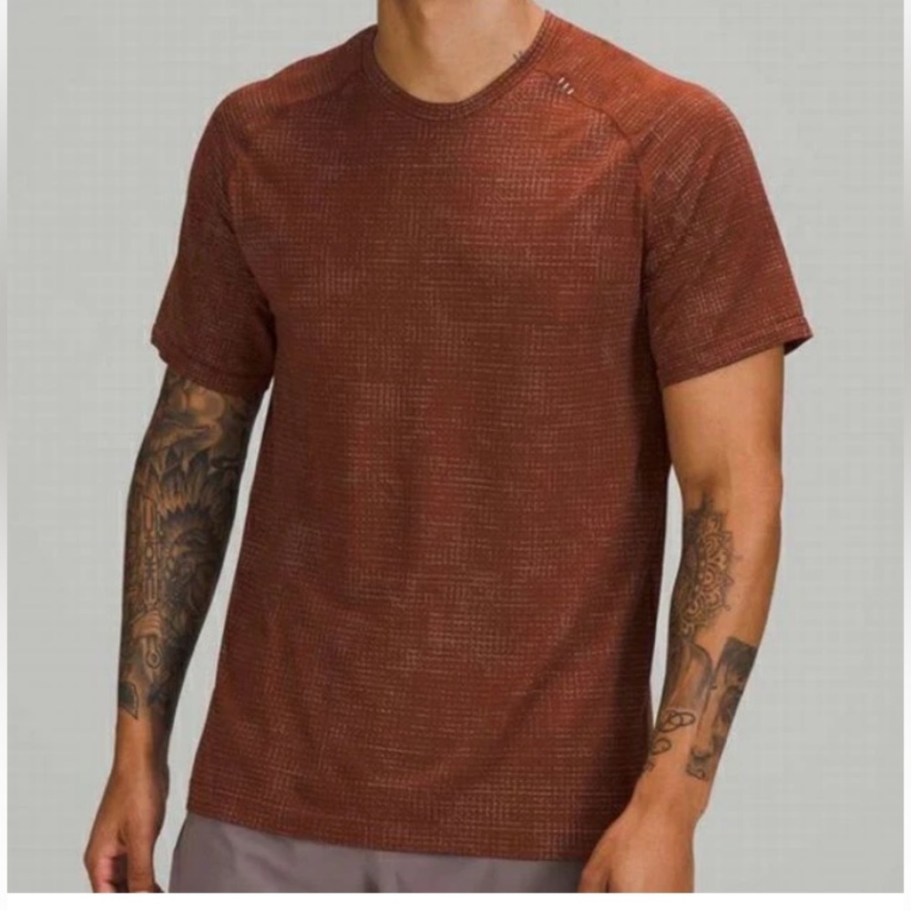 Lululemon MEN’S Metal Vent Tech Shirt Short Sleeve Workout 🏋🏾‍♀️ Large Slim